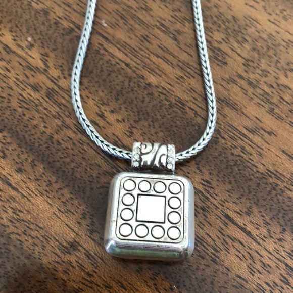 RETIRED BRIGHTON REGINA AMETHYST PENDENT NECKLACE - Picture 3 of 12